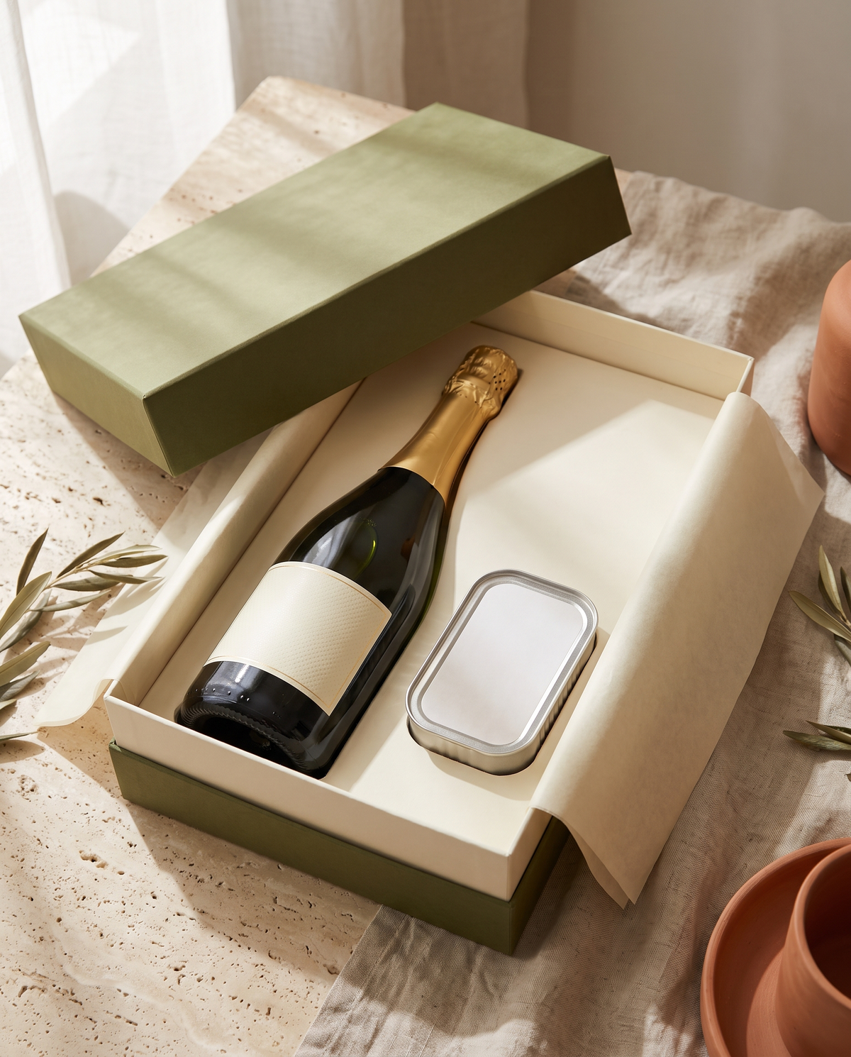 Franciacorta & Armatore gift box — concept image