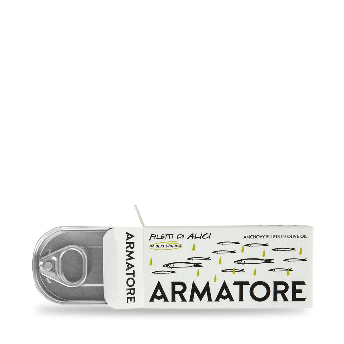 Armatore anchovy fillets in olive oil, tin