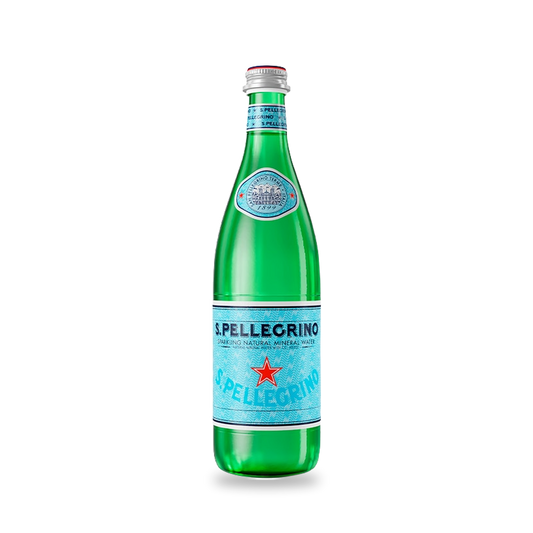 S.Pellegrino sparkling natural mineral water, 750 ml glass bottle